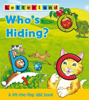 Paperback Who's Hiding ABC Flap Book