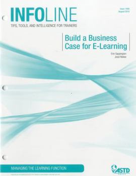 Paperback Build a Business Case for E-Learning Book