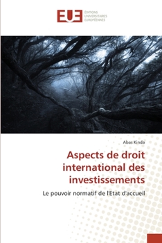 Paperback Aspects de droit international des investissements [French] Book