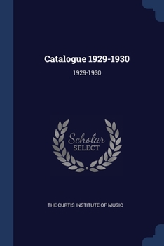 Paperback Catalogue 1929-1930: 1929-1930 Book