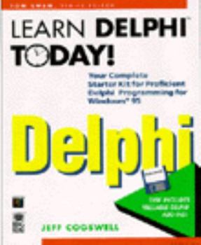 Paperback Learn Delphi Today with Disk Book