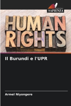 Paperback Il Burundi e l'UPR [Italian] Book