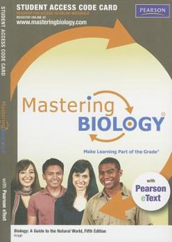 Misc. Supplies Mastering Biology with Pearson Etext -- Standalone Access Card -- For Biology: A Guide to the Natural World Book