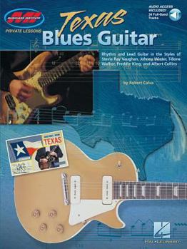 Paperback Texas Blues Guitar Book/Online Audio [With CD] Book