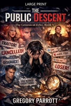 Paperback The Public Descent [Large Print] Book