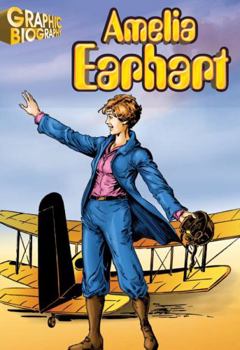 Paperback Amelia Earhart Graphic Biography Book