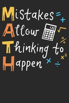 Paperback Notebook: Math Teacher 6x9 Dot Grid 120 Pages Book