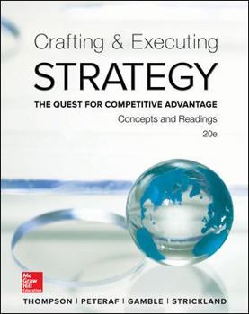 Paperback Crafting and Executing Strategy: Concepts and Readings Book