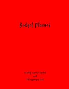 Budget Planner Monthly Expense Tracker and Bill Organizer Book