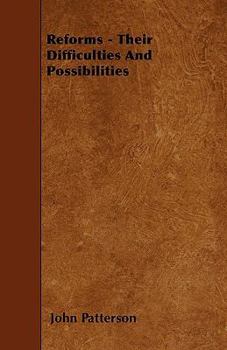 Paperback Reforms - Their Difficulties And Possibilities Book