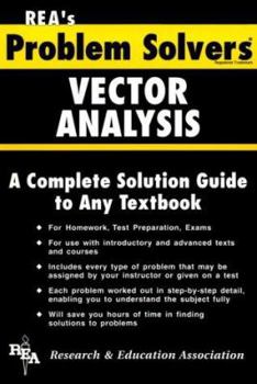 Paperback Vector Analysis Problem Solver (Problem Solvers Solution Guides) Book