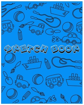 Paperback Sketch Book: A Large Notebook With Blank Paper for Drawing, Writing, Painting, Sketching, 100 Pages, 8x10 Book