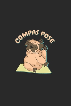 Pug Yoga: Funny Spiritual Meditation Chakra Gift 6X9 College Line Journal