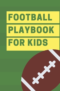 Paperback Football playbook: Compact football playbook for kids Book