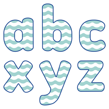 Misc. S.S. Discover Lowercase Bulletin Board Letters Book