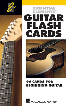Paperback Essential Elements Guitar Flash Cards 96 Cards for Beginner Guitarists Music Symbols, Notes, Chords, Scales, and Theory Hal Leonard Learning Tool for Book