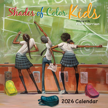 Shades of Color Kids 2026 Wall Calendar