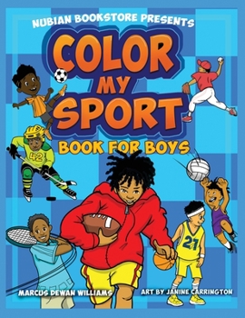 Paperback Nubian Bookstore Presents Color My Sport Book For Boys Book