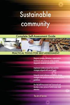 Paperback Sustainable community Complete Self-Assessment Guide Book
