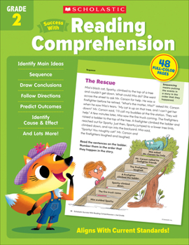 Paperback Scholastic Success with Reading Comprehension Grade 2 Workbook Book