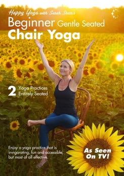 DVD Gentle Seated Chair Yoga for Beginners with Sarah Starr Book