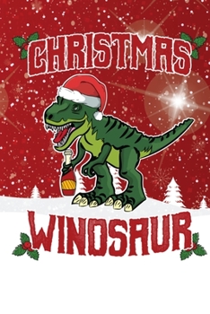 Paperback Christmas Winosaur: Funny Novelty Christmas Notebook 120 Lined Pages 6" X 9" Book