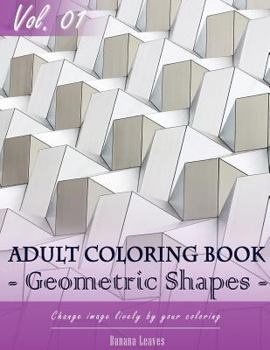 Paperback Geometric Shapes Coloring Book for Stress Relief & Mind Relaxation, Stay Focus Treatment: New Series of Coloring Book for Adults and Grown up, 8.5" x Book