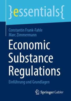 Paperback Economic Substance Regulations: Einführung Und Grundlagen [German] Book