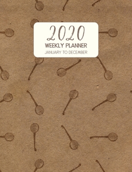 2020 Weekly Planner January to December: Dated Diary With To Do Notes & Inspirational Quotes - Banjo (Vintage Music Calendar Planners)