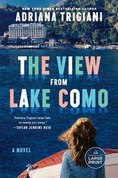 Paperback The View From Lake Como [Large Print] Book