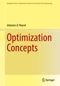 Hardcover Optimization Concepts Book