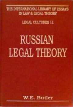 Hardcover Russian Legal Theory: Socialist Law Book
