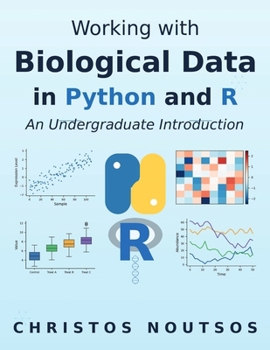Paperback Working with Biological data in Python and R [Large Print] Book