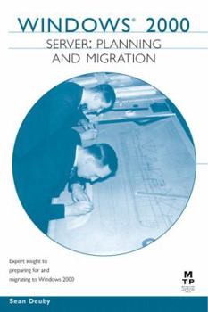 Paperback Windows 2000 Server: Network Planning and Migration Book