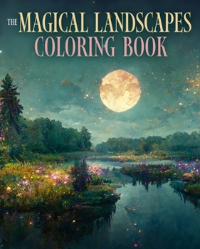 Paperback The Magical Landscapes Coloring Book