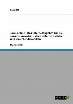 Paperback sowi-online - Das Internetangebot für die sozialwissenschaftlichen Unterrichtsfächer und ihre Fachdidaktiken [German] Book