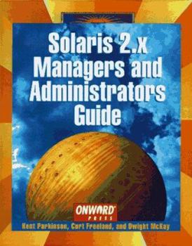 Paperback Solaris 2.x for Managers and Administrators Book