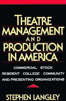 Paperback Theatre Management and Production in America: Commercial, Stock, Resident, College, Community and Presenting Organizations Book