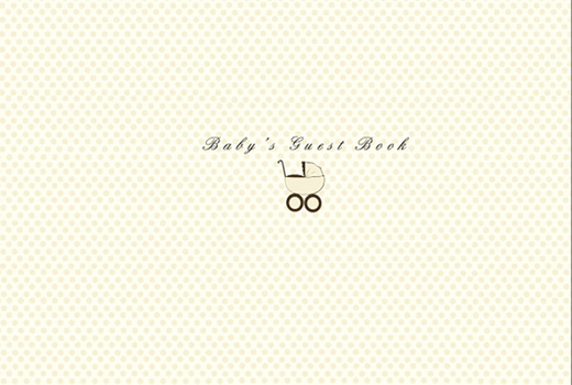 Hardcover Guest Book - Baby Book