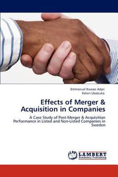 Paperback Effects of Merger & Acquisition in Companies Book