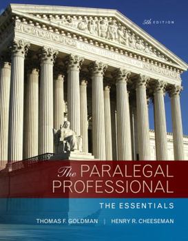 Paperback The Paralegal Professional: The Essentials Book
