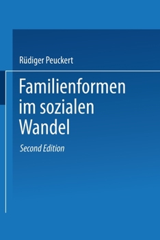 Paperback Familienformen im sozialen Wandel [German] Book