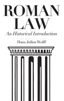 Paperback Roman Law: An Historical Introduction Book