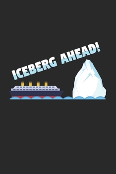 Paperback Iceberg ahead: 6x9 FOOD - lined - ruled paper - notebook - notes Book