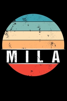 Paperback Mila: 100 Pages 6 'x 9' -Dot Graph Paper Journal Manuscript - Planner - Scratchbook - Diary Book