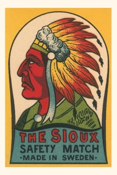 Paperback Vintage Journal Indian Chief Profile Book