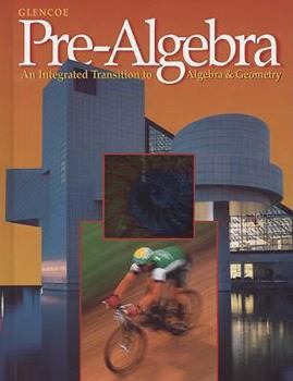 Hardcover Pre-Algebra: An Integrated Transition to Algebra & Geometry Book