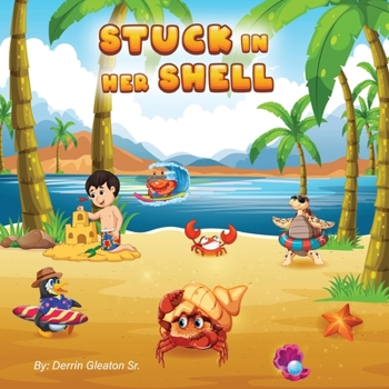 Paperback Stuck in her shell [Large Print] Book