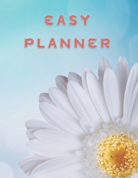 Easy Planner: Weekly Food and Exercise Journal: 52 Week Planner Great for Diet Health and Weight Loss