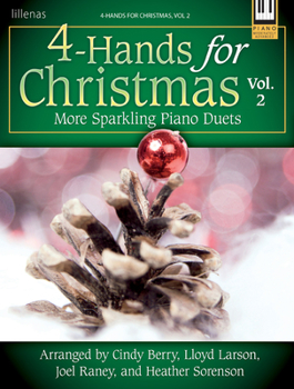 Paperback 4-Hands for Christmas, Vol. 2: More Sparkling Piano Duets Book
